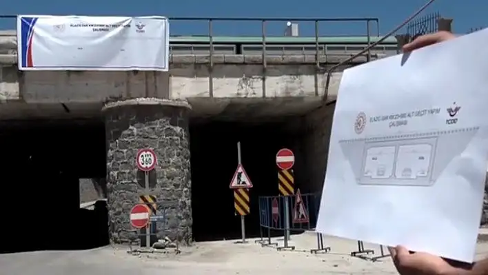 Tren Garı altgeçidi yenileniyor
