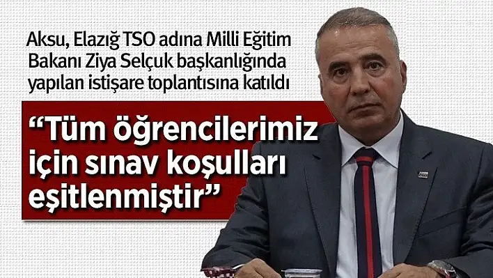 Tüm öğrencilerimiz için sınav koşulları eşitlenmiştir