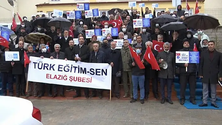 Türk Eğitim Sen'den eylem