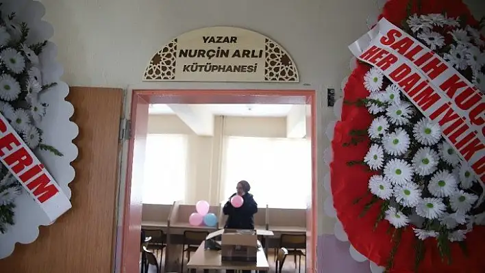 Nurçin adına kütüphane açıldı