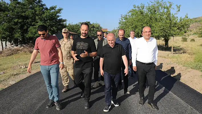 Vali Hatipoğlu Palu'da incelemelerde bulundu