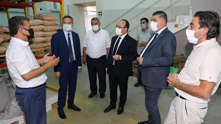 Vali Yırık ve Başkan Arslan İŞGEM'de incelemelerde bulundu
