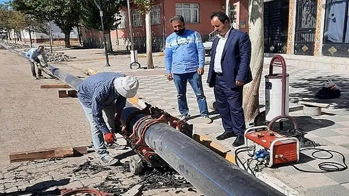 Yurtbaşı beldesinde altyapı yenilendi