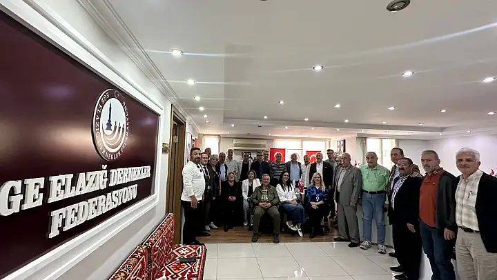 Ege Elazığlılar Dernekler Federasyonu'nda güven tazelendi