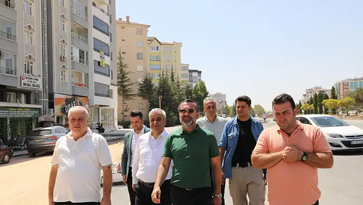 Başkan Şerifoğulları Hazardağlı Kavşağı’nda incelemelerde bulundu