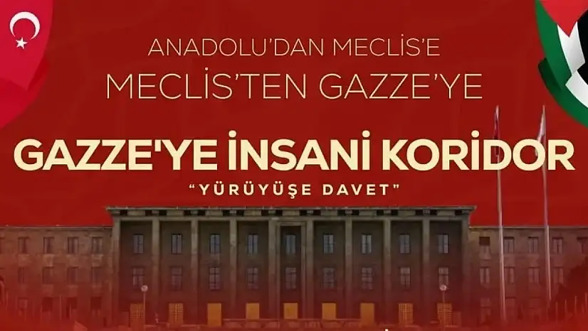 Elazığ'da Gazze için yürüyüşe davet
