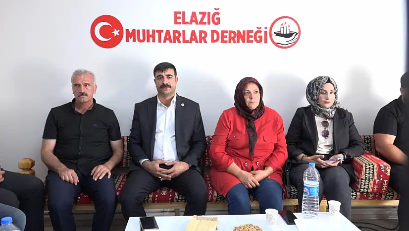 Elazığ Muhtarlar Dernek Başkanlığına Emrah Işık seçildi