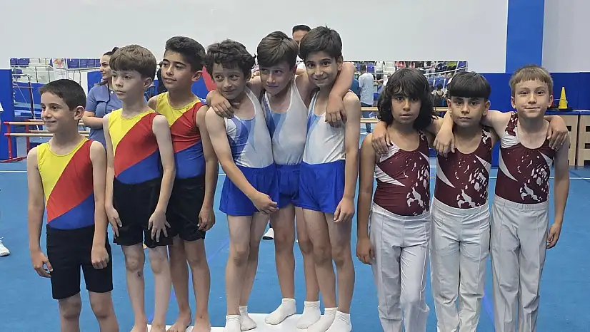 Elazığlı minik jimnastikçilerden bölgesel başarı