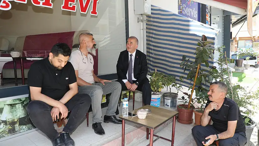 Vali Hatipoğlu'ndan, Olgunlar Mahallesi esnafına ziyaret