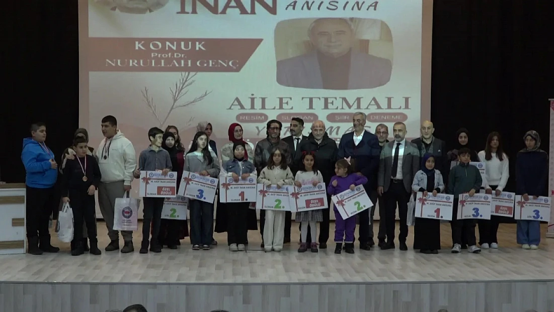 ‘Aile Temalı Yarışma’ ödül töreni düzenlendi