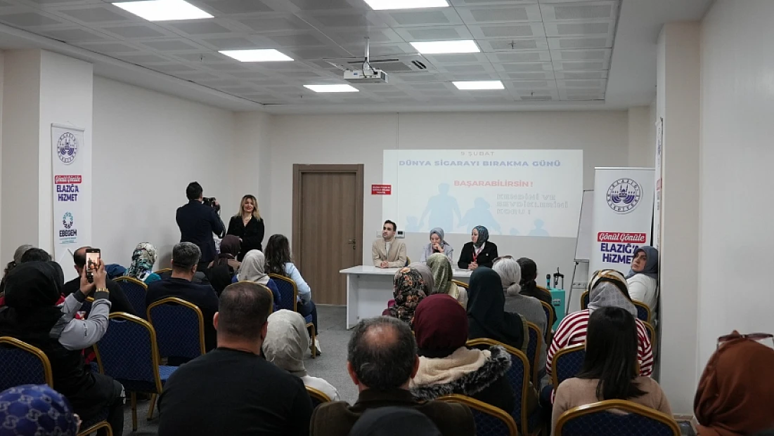 Elazığ Belediyesi’nden Dünya Sigarayı Bırakma Günü’nde farkındalık programı