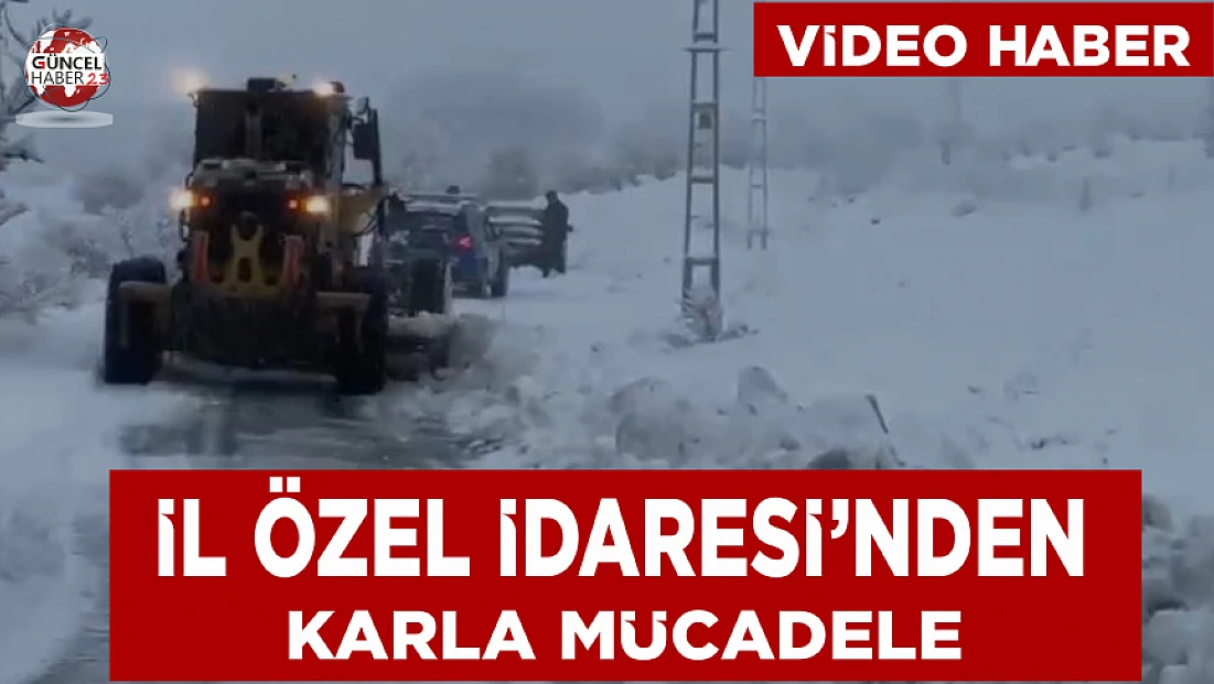 Elazığ’da 323 köy yolu ulaşıma kapalı