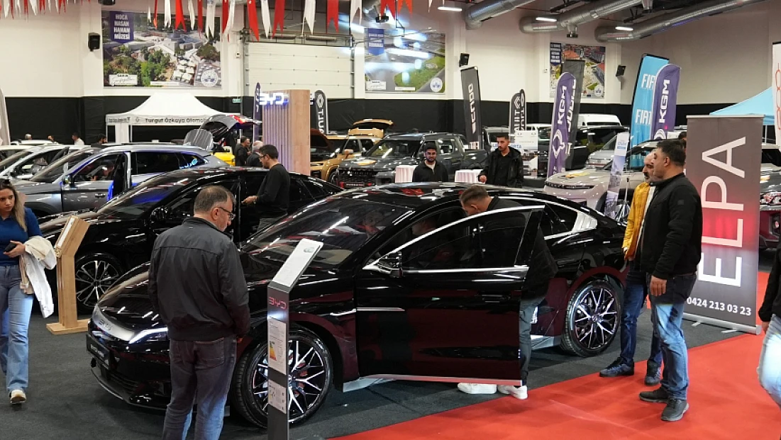 Elazığ Oto Show’a yoğun ilgi