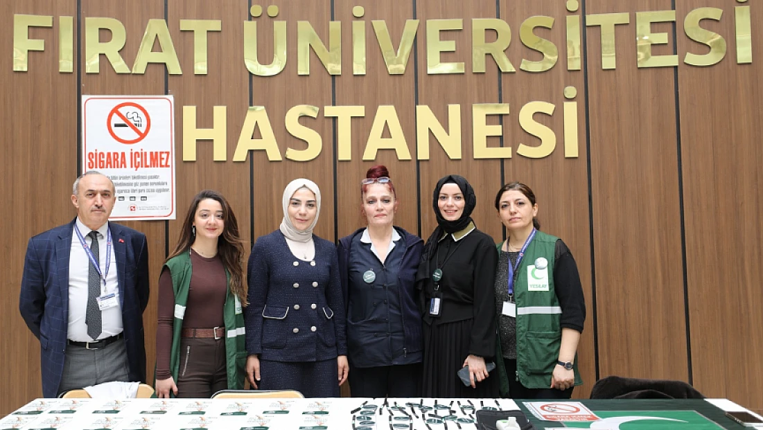 FÜ Hastanesinde Dünya Sigara Bırakma Günü Kapsamında farkındalık standı