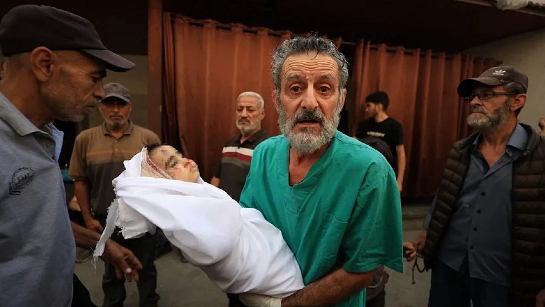 Gazze'de soykırım devam ediyor! Katil İsrail 7 aylık bir bebeğe kıydı