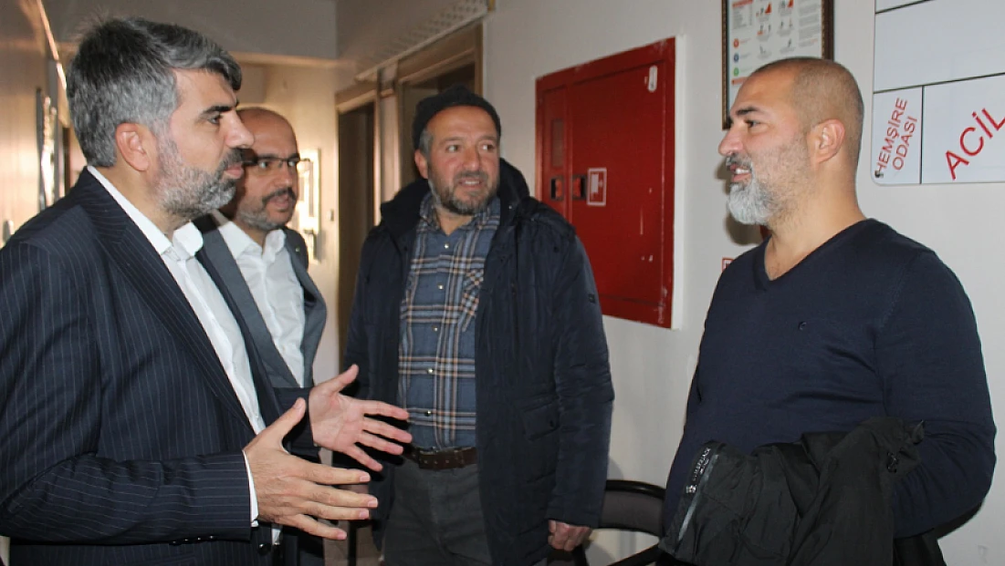 HÜDA PAR heyetinin Alacakaya ziyareti