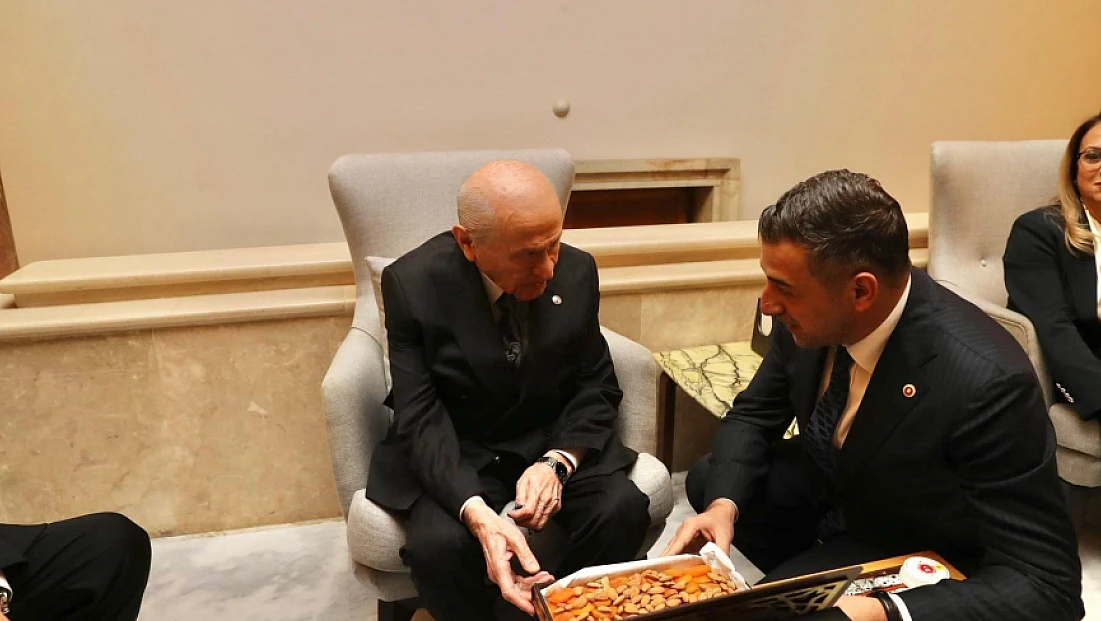 Işıkver’den Bilge Lider Bahçeli’ye Baskil Kayısısı ikramı
