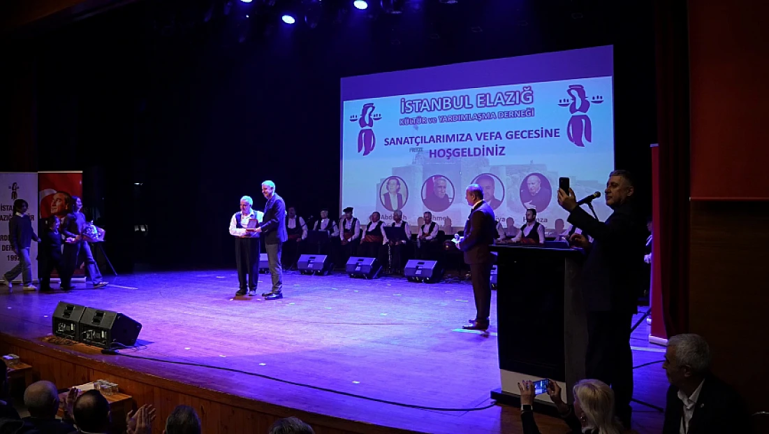 İstanbul Elazığ Kültür ve Yardımlaşma Derneği’nden Vefa Gecesi