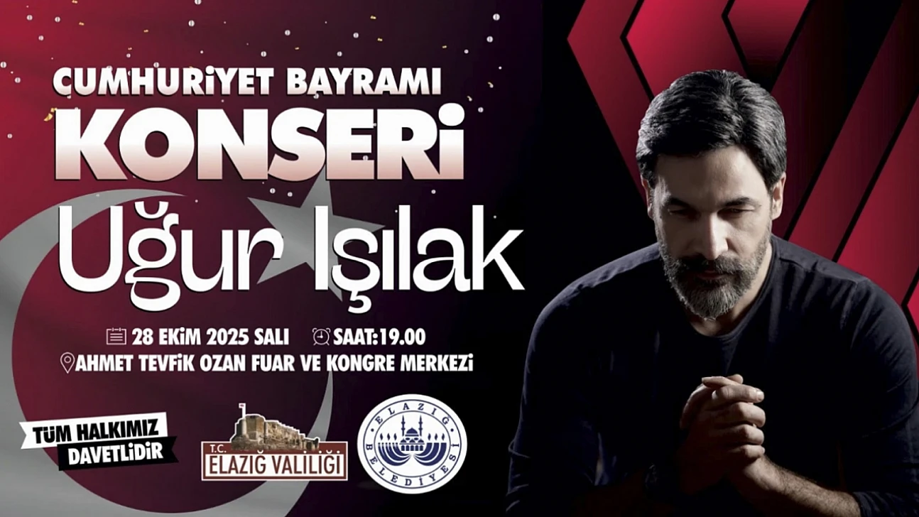 Sanatçı Uğur Işılak Elazığlılarla buluşacak