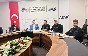 6 Şubat deprem çalışmaları AFAD Başkanlığı'nda değerlendirildi
