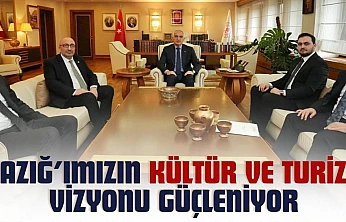 AK Parti Elazığ heyeti, Kültür ve Turizm Bakanı Ersoy ile görüştü