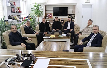 Başkan Alan'dan İl Milli Eğitim Müdürü Beraat Şahin'e ziyaret