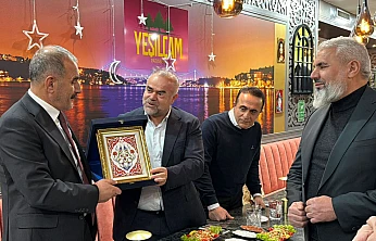 Başkan Alan, Hollanda'da Elazığlı iş insanlarıyla buluştu