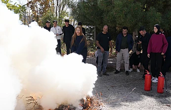 Elazığ Belediyesi İtfaiyesi 2025 yılında on binlerce olaya müdahale etti