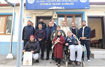 Elazığ Belediyesi otobüs şoförlerinden 3 Aralık'ta anlamlı jest