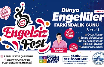 Elazığ'da 'Engelsiz Fest' coşkusu yaşanacak