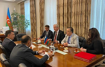 Elazığ heyetinden Azerbaycan Tıp Üniversitesi'ne ziyaret