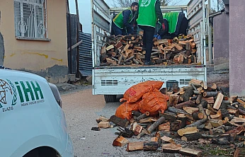 Elazığ İHH'dan 300 Aileye Yakacak Yardımı