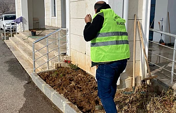 Elazığ İl Özel İdaresi'nden Fethi Sekin Külliyesi'nde çevre düzenlemesi