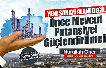 ETSO Başkan Adayı Nurullah Öner: Önce mevcut potansiyel güçlendirilmeli