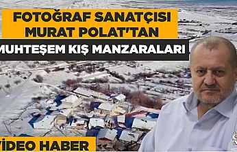 Fotoğraf sanatçısı Murat Polat'tan muhteşem kış manzaraları