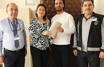 FÜ Hastanesi'nde örnek davranış: Bulduğu parayı yetkililere teslim etti