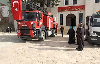 Hemşehrimiz Mardin Valisi Tuncay Akkoyun'dan Baskil'e 2 araç hibesi