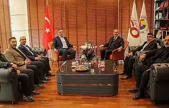 Hüda Par heyetinden Başkan Alan'a ziyaret