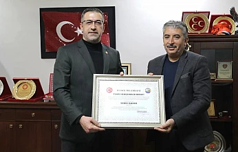 Işıkver'e 'Fahri Hemşehrilik' beratı