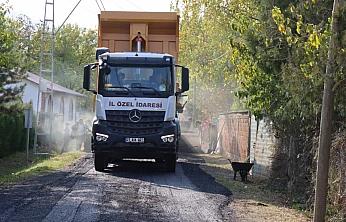 Muratbağı Köyü'nde BSK asfalt çalışması