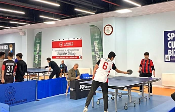 Okul Sporları Gençler Masa Tenisi müsabakaları tamamlandı