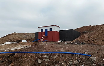 Serince Köyü'nde afet konutları içme suyu hattı tamamlandı