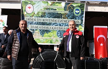 Üzümler suya damla damla kavuşsun projesi hayat buldu!