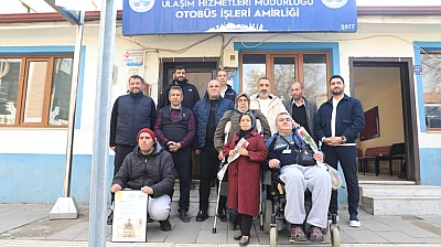 Elazığ Belediyesi otobüs şoförlerinden 3 Aralık'ta anlamlı jest
