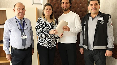 FÜ Hastanesi'nde örnek davranış: Bulduğu parayı yetkililere teslim etti