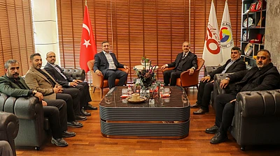 Hüda Par heyetinden Başkan Alan'a ziyaret