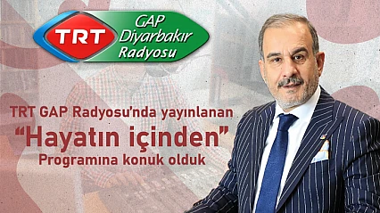 Başkan Alan, TRT GAP Radyosuna konuk oldu