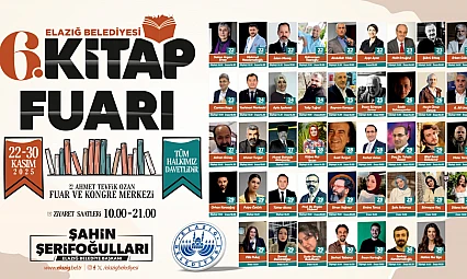 6. Kitap Fuarı'nda şair ve yazarlar vatandaşlarla buluşacak