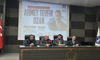 Ahmet Tevfik Ozan vefatının 5. Yıldönümünde anıldı