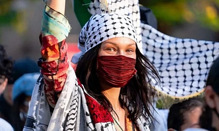 Bella Hadid: Filistin her zaman Filistinlilerin olacak